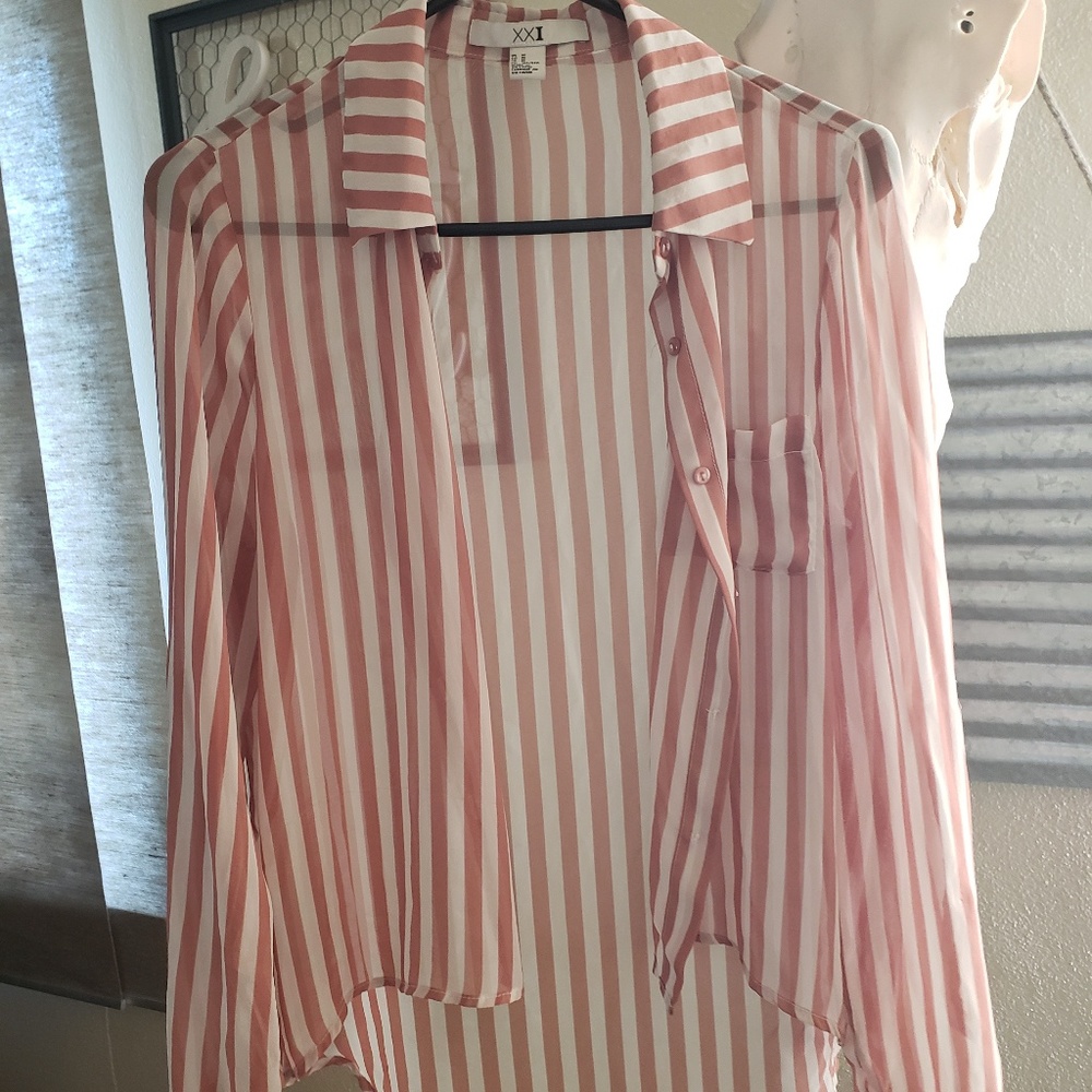 Stripped Over Shirt